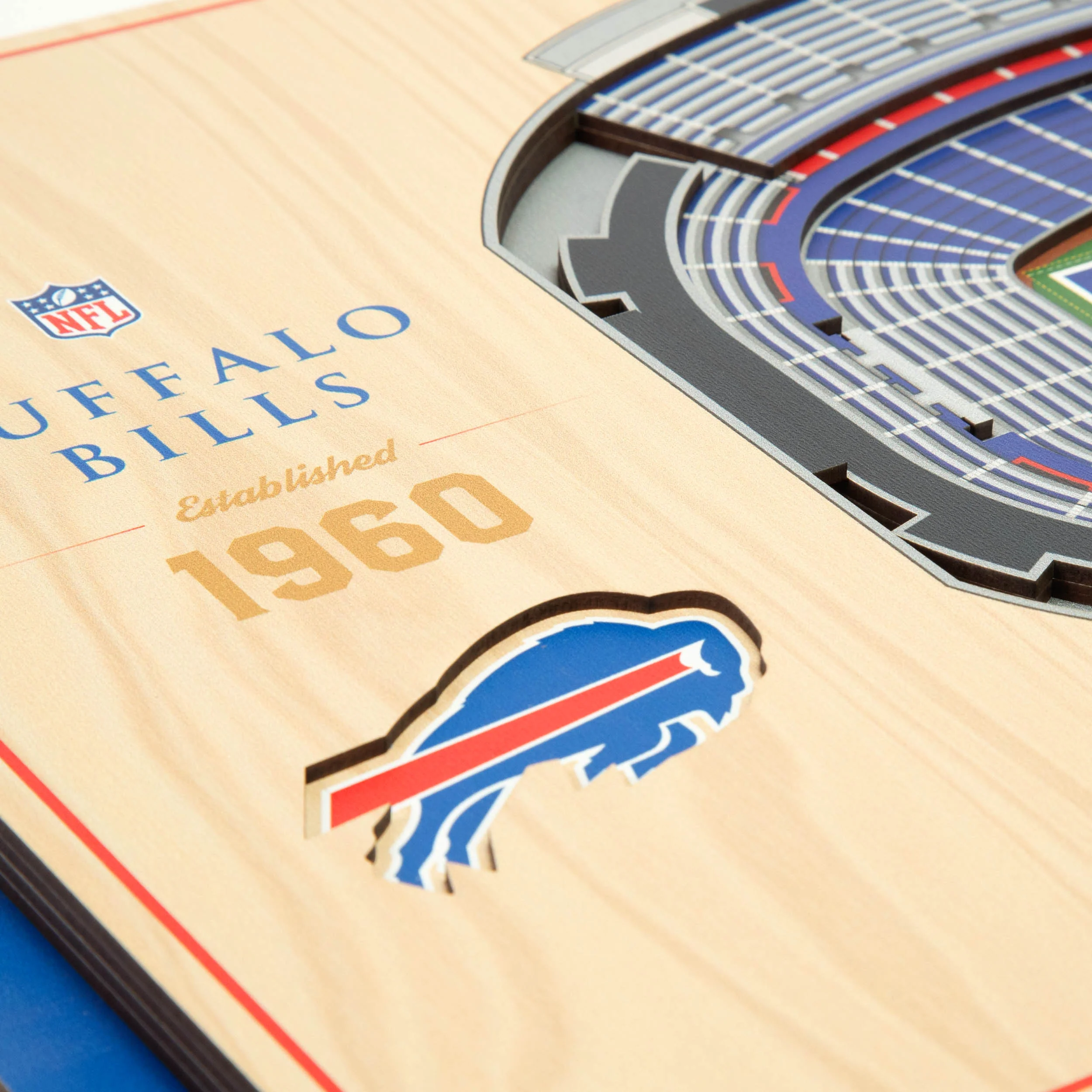 NFL Buffalo Bills You the fan 5-Layer Stadium View Wall Art - Image 4