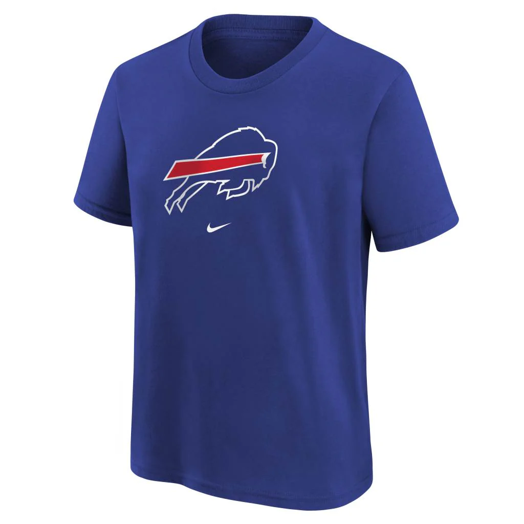 NFL Buffalo Bills Youth Nike Logo T-Shirt - Blue - Image 2