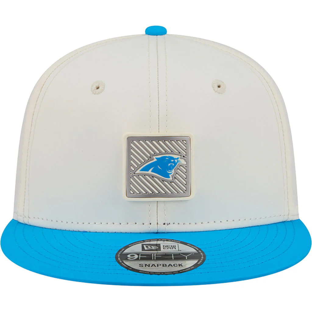 NFL Carolina Panthers New Era 2026 Training 9FIFTY Snapback Hat - Cream - Image 3