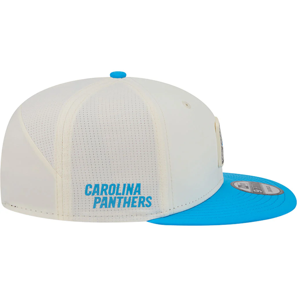 NFL Carolina Panthers New Era 2026 Training 9FIFTY Snapback Hat - Cream - Image 5