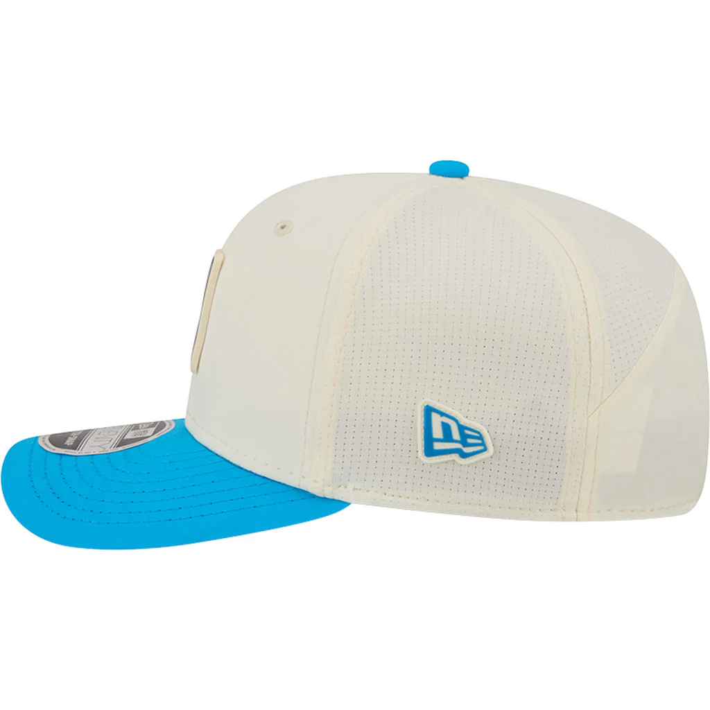 NFL Carolina Panthers New Era 2026 Training 9SEVENTY Stretch Snapback Hat - Cream - Image 4
