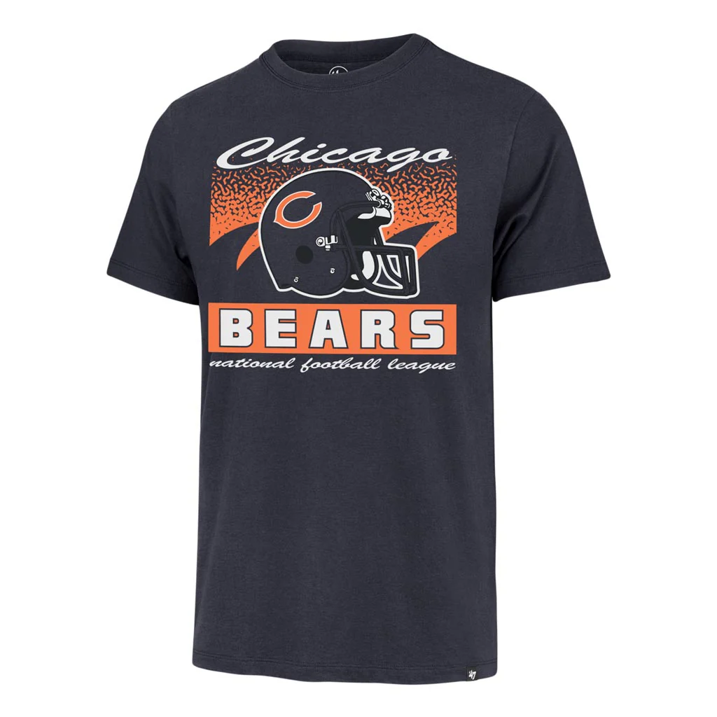 NFL Chicago Bears '47 Waver Franklin T-Shirt - Navy - Image 2