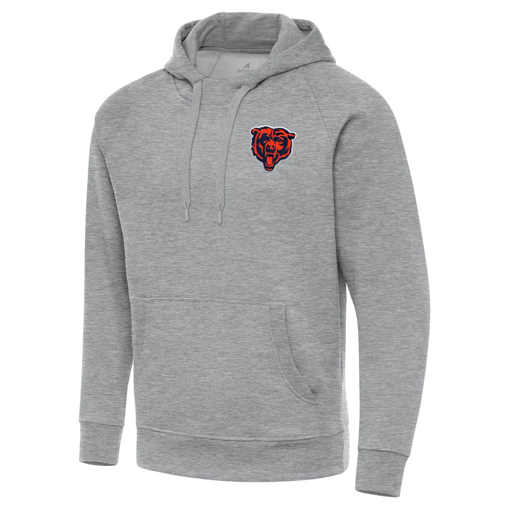 NFL Chicago Bears Antigua Alternate Victory Pullover Hoodie - Heather gray