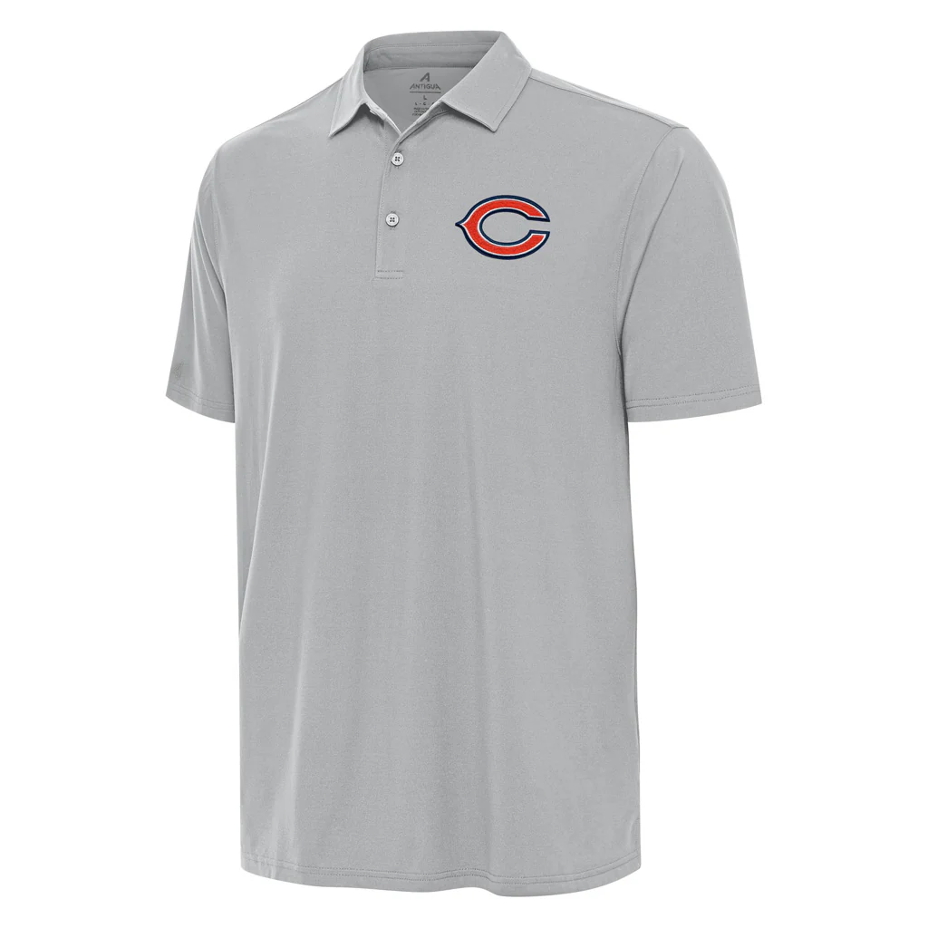NFL Chicago Bears Antigua Era Polo - Gray