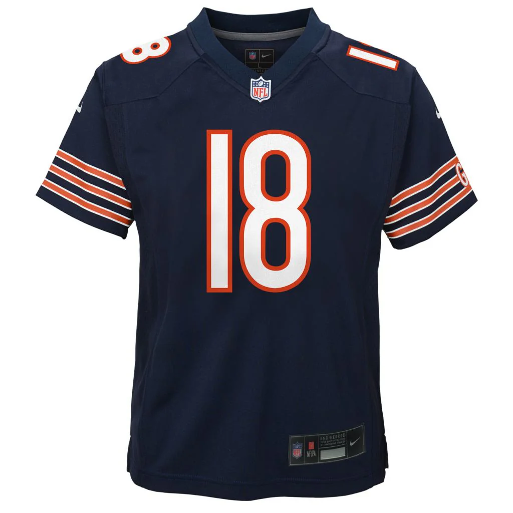 NFL Chicago Bears Caleb Williams Youth Nike Home Game Jersey - Navy - Image 2