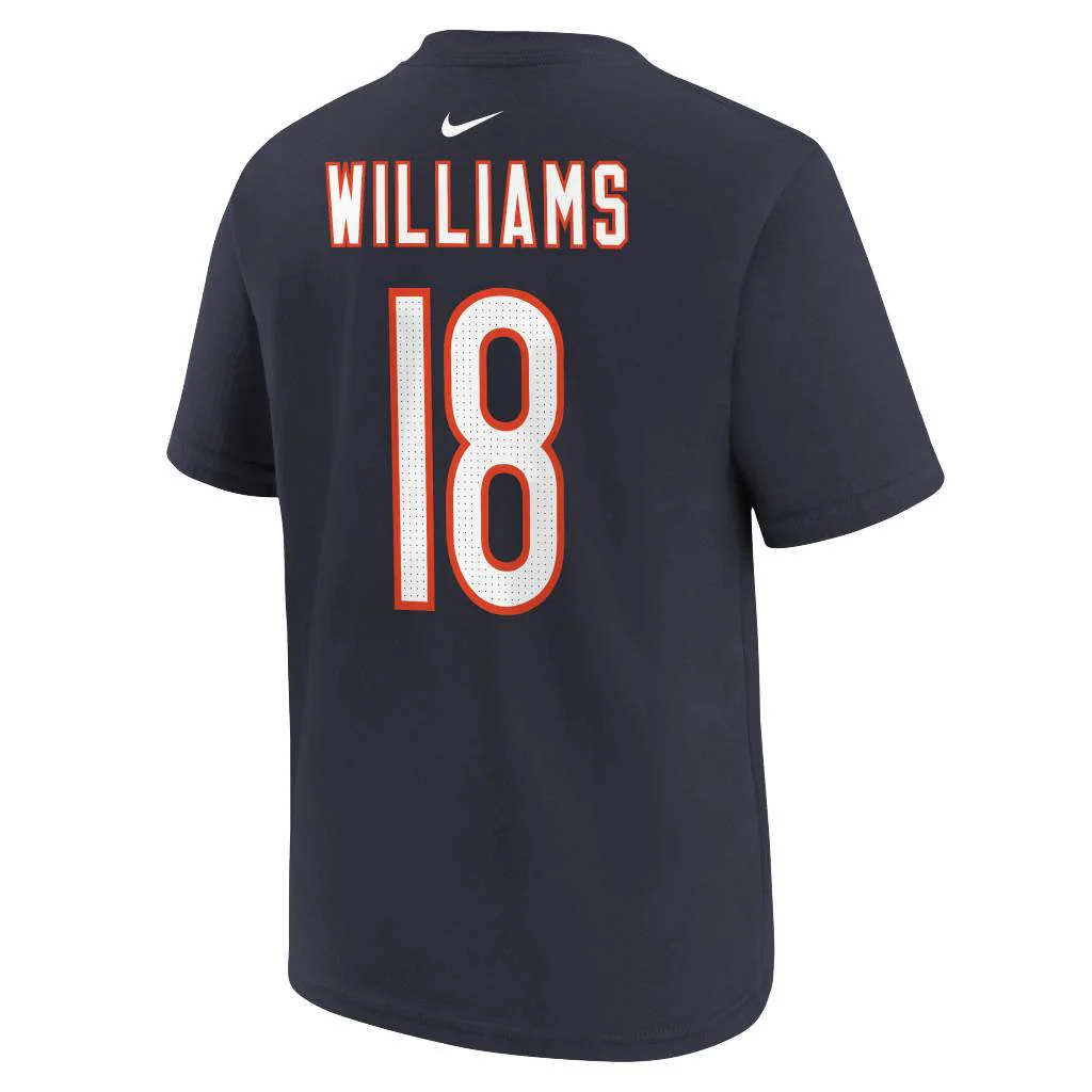 NFL Chicago Bears Caleb Williams Youth Nike Name & Number T-Shirt - Navy - Image 3