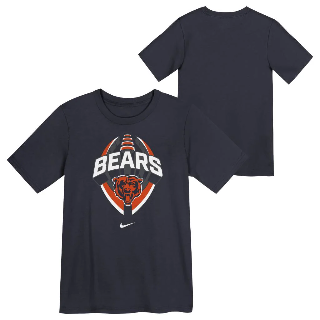 NFL Chicago Bears Kids Nike Icon T-Shirt - Navy