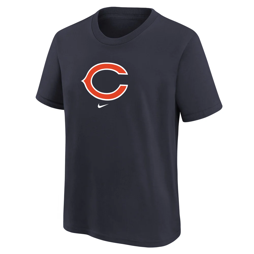 NFL Chicago Bears Kids Nike Logo T-Shirt - Navy - Image 2