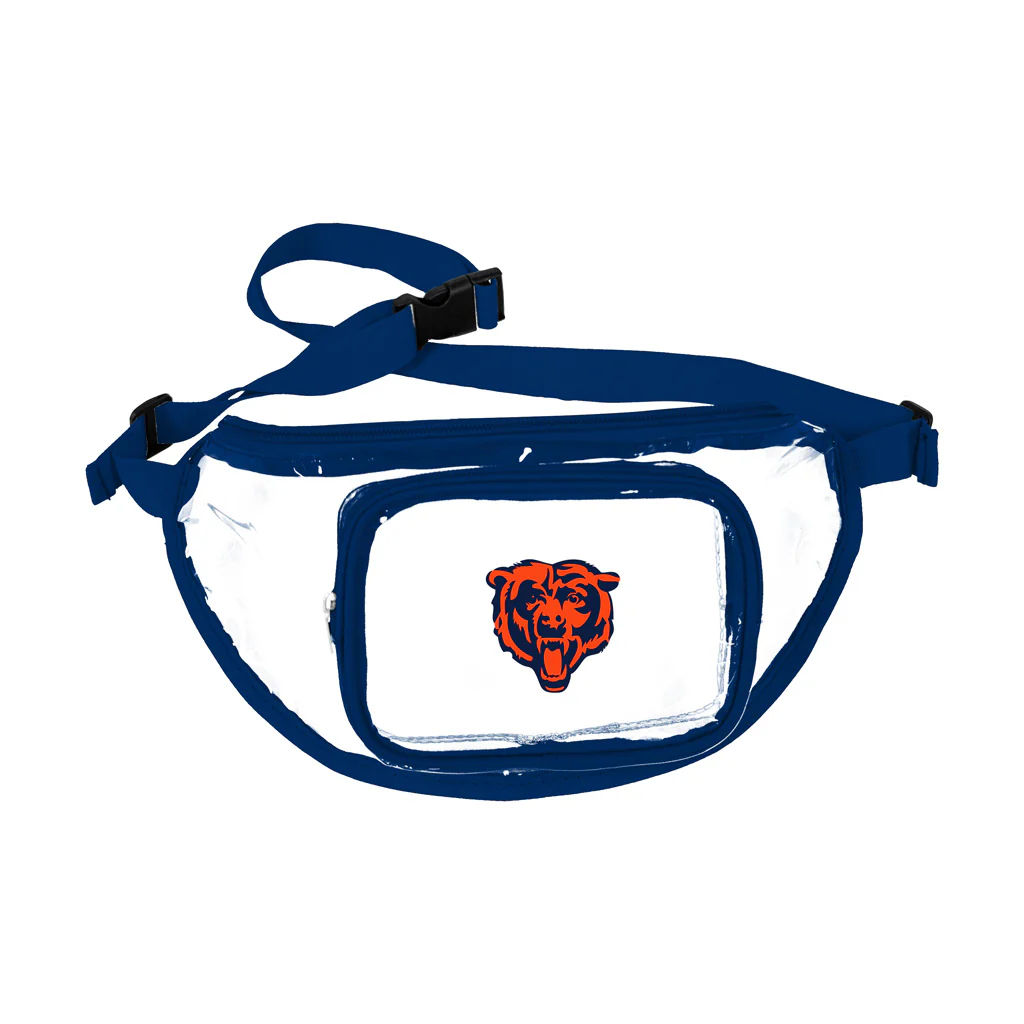 NFL Chicago Bears Logo Brands Clear Gameday Fanny Pack