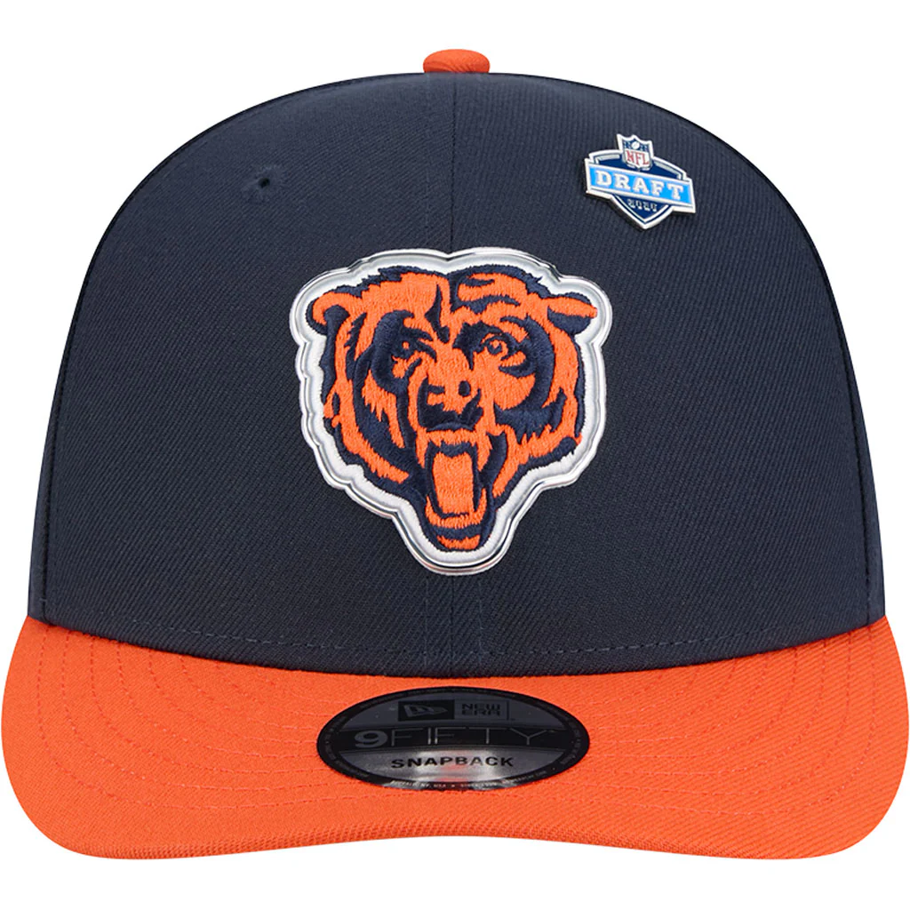 NFL Chicago Bears New Era 2026 Draft 9FIFTY Snapback Hat - Navy - Image 3