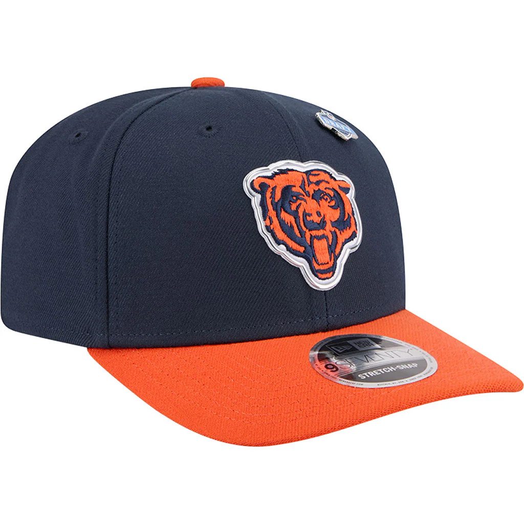 NFL Chicago Bears New Era 2026 Draft 9SEVENTY Snapback Hat - Navy - Image 2