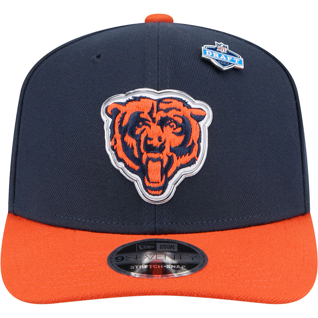 NFL Chicago Bears New Era 2026 Draft 9SEVENTY Snapback Hat - Navy - Image 3
