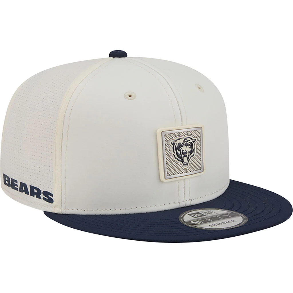 NFL Chicago Bears New Era 2026 Training 9FIFTY Snapback Hat - Cream - Image 2