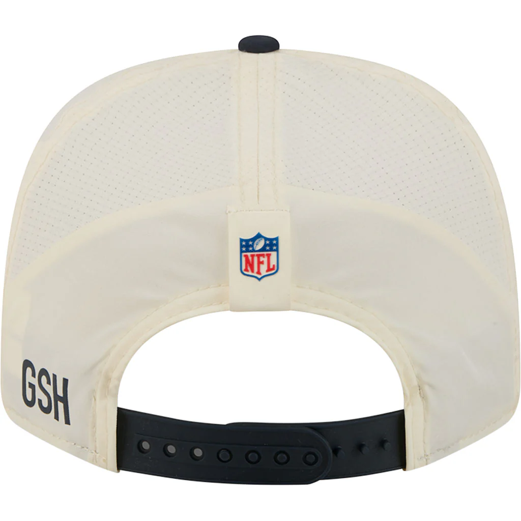 NFL Chicago Bears New Era 2026 Training 9SEVENTY Stretch Snapback Hat - Cream - Image 6