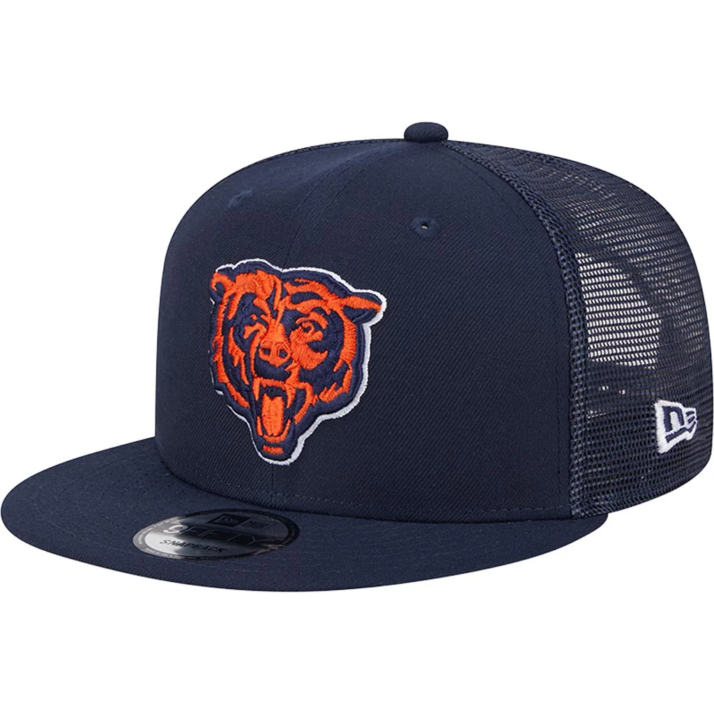 NFL Chicago Bears New Era 9FIFTY Snapback Trucker Hat - Navy