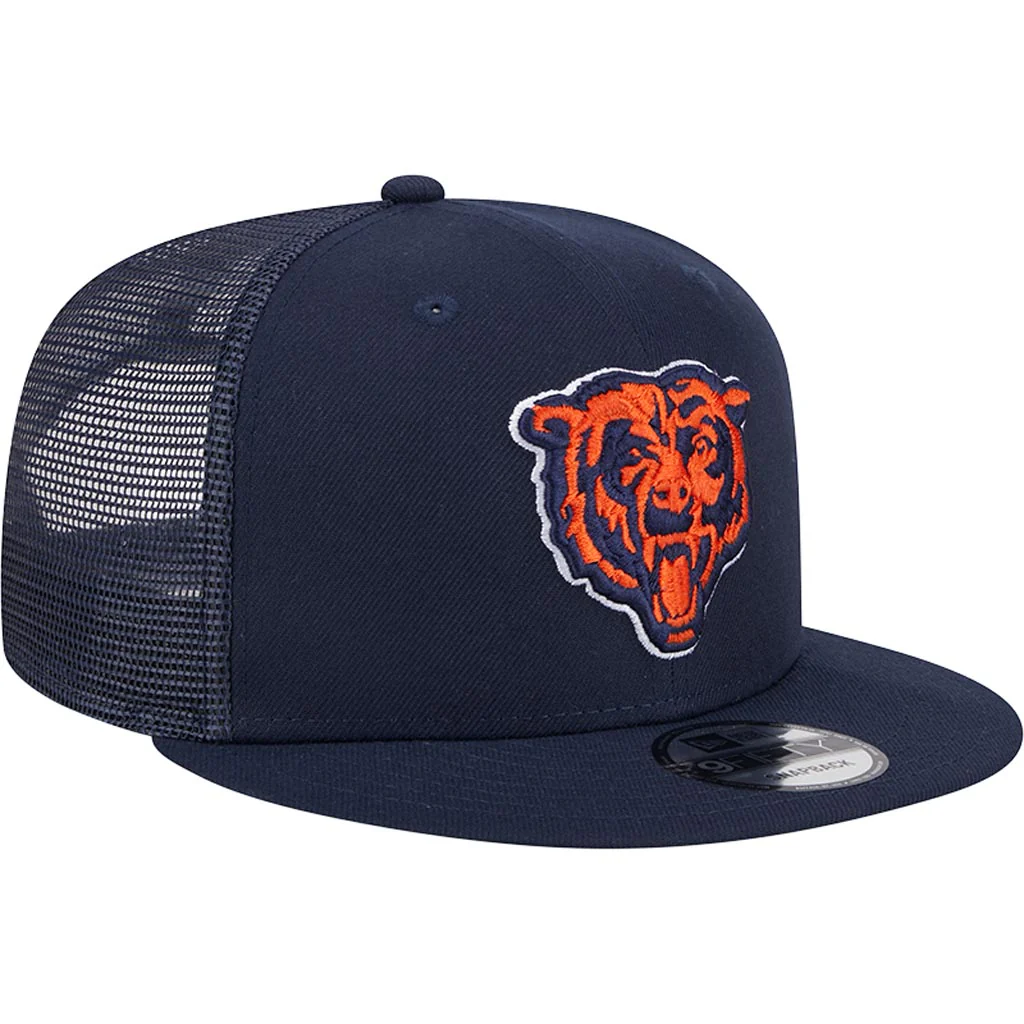 NFL Chicago Bears New Era 9FIFTY Snapback Trucker Hat - Navy - Image 2
