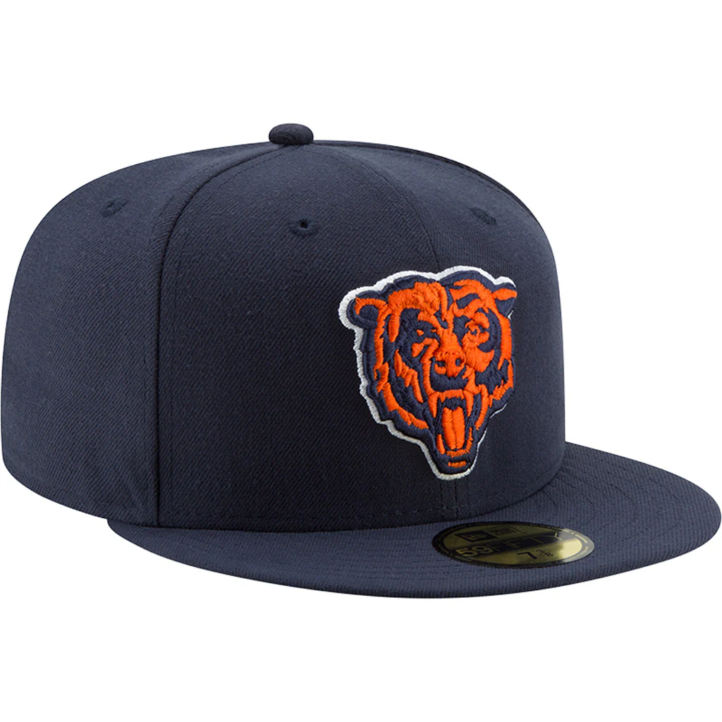 NFL Chicago Bears New Era Basic 59FIFTY - Navy Hat - Image 2