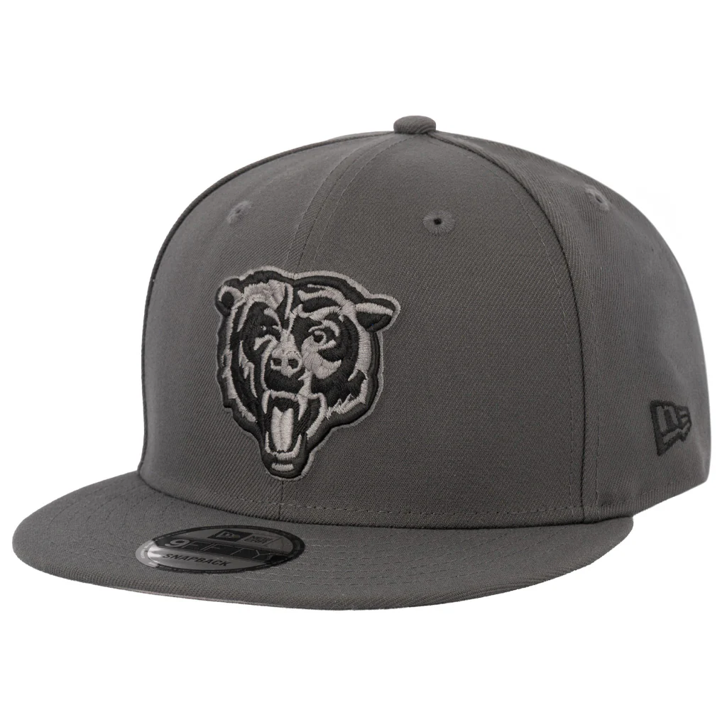 NFL Chicago Bears New Era Gray Prestige 9FIFTY Snapback Hat - Graphite