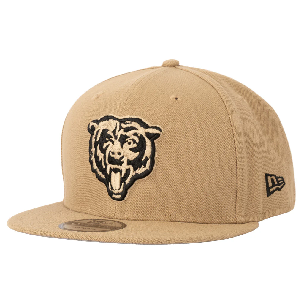 NFL Chicago Bears New Era Mocha 9FIFTY Snapback Hat - Khaki