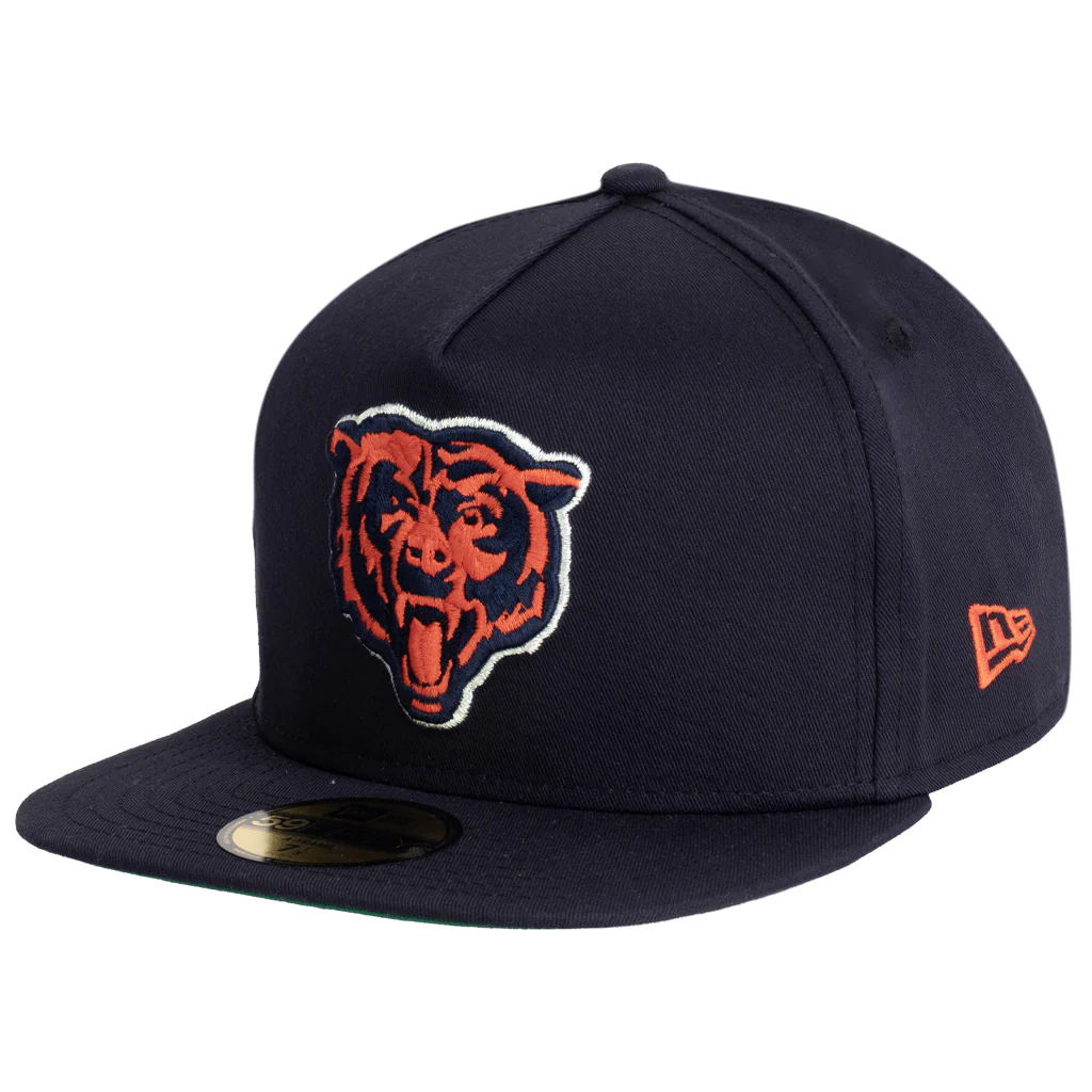 NFL Chicago Bears New Era OTC 59FIFTY A-Frame Fitted Hat - Navy
