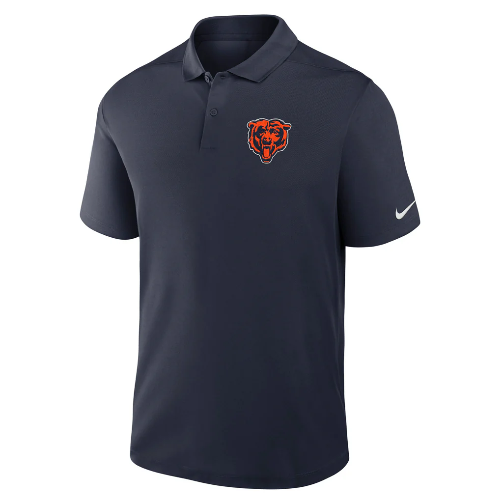 NFL Chicago Bears Nike 2025 Victory Polo - Navy - Image 2