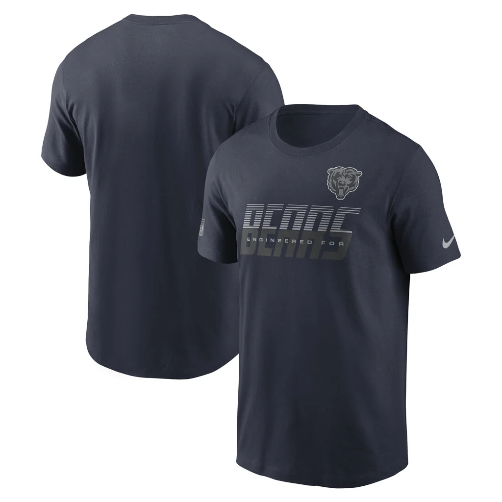 NFL Chicago Bears Nike 2026 Team Issue T-Shirt - Navy