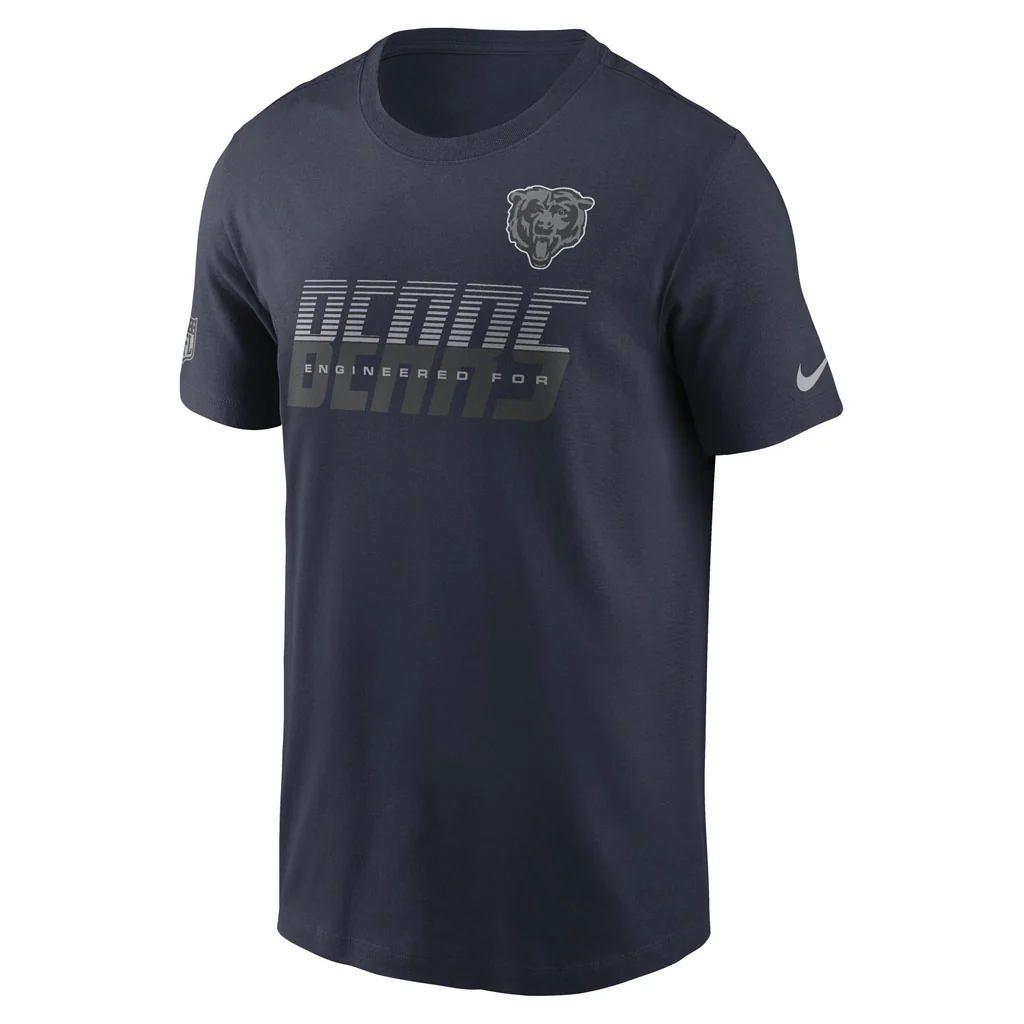 NFL Chicago Bears Nike 2026 Team Issue T-Shirt - Navy - Image 2