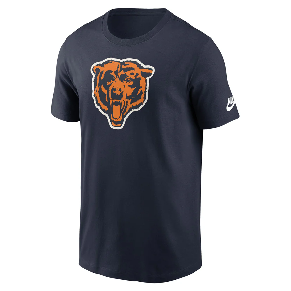NFL Chicago Bears Nike Rewind Essential T-Shirt - Navy - Image 2