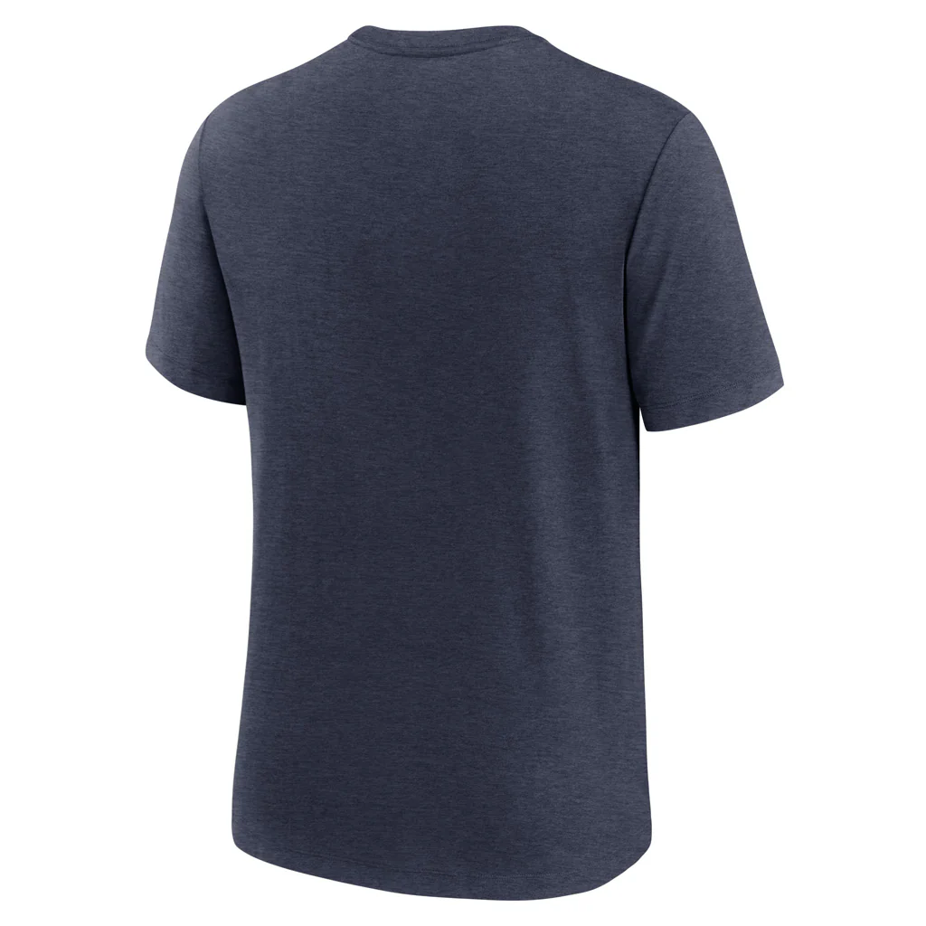 NFL Chicago Bears Nike Script Trail Triblend T-Shirt - Navy - Image 3