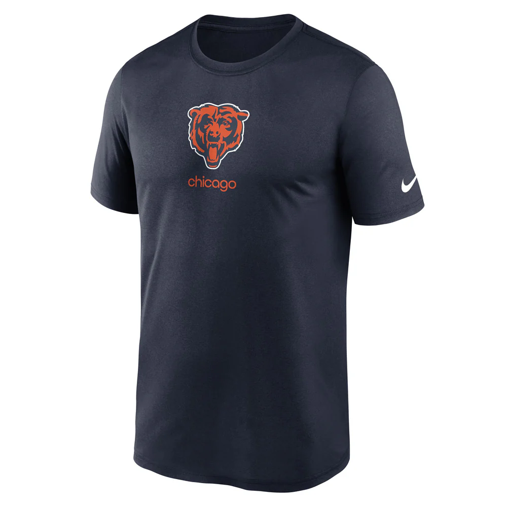 NFL Chicago Bears Nike Sign Legend T-Shirt - Navy - Image 2