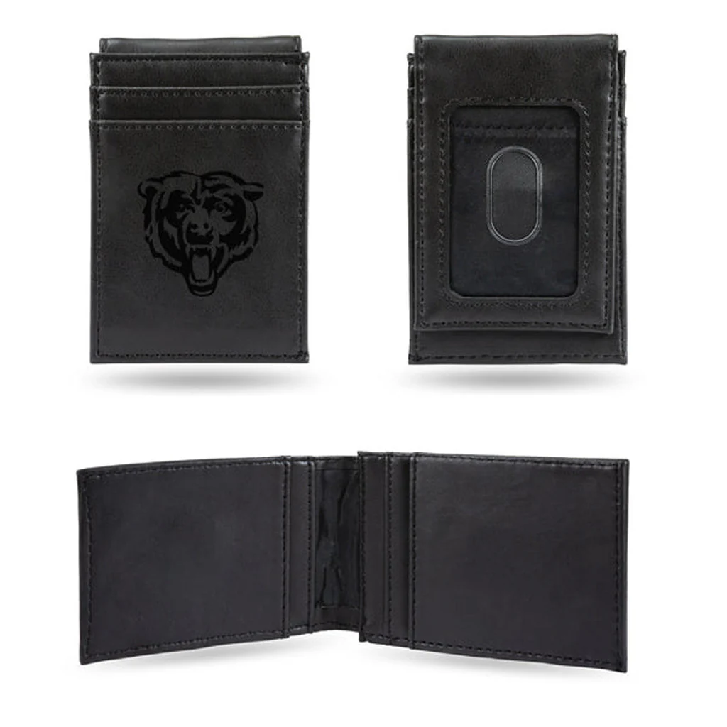 NFL Chicago Bears Rico Front Pocket Wallet - Black