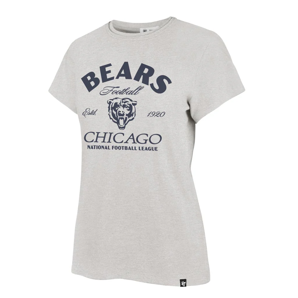 NFL Chicago Bears Women's '47 Break Free Frankie T-Shirt - Gray - Image 2