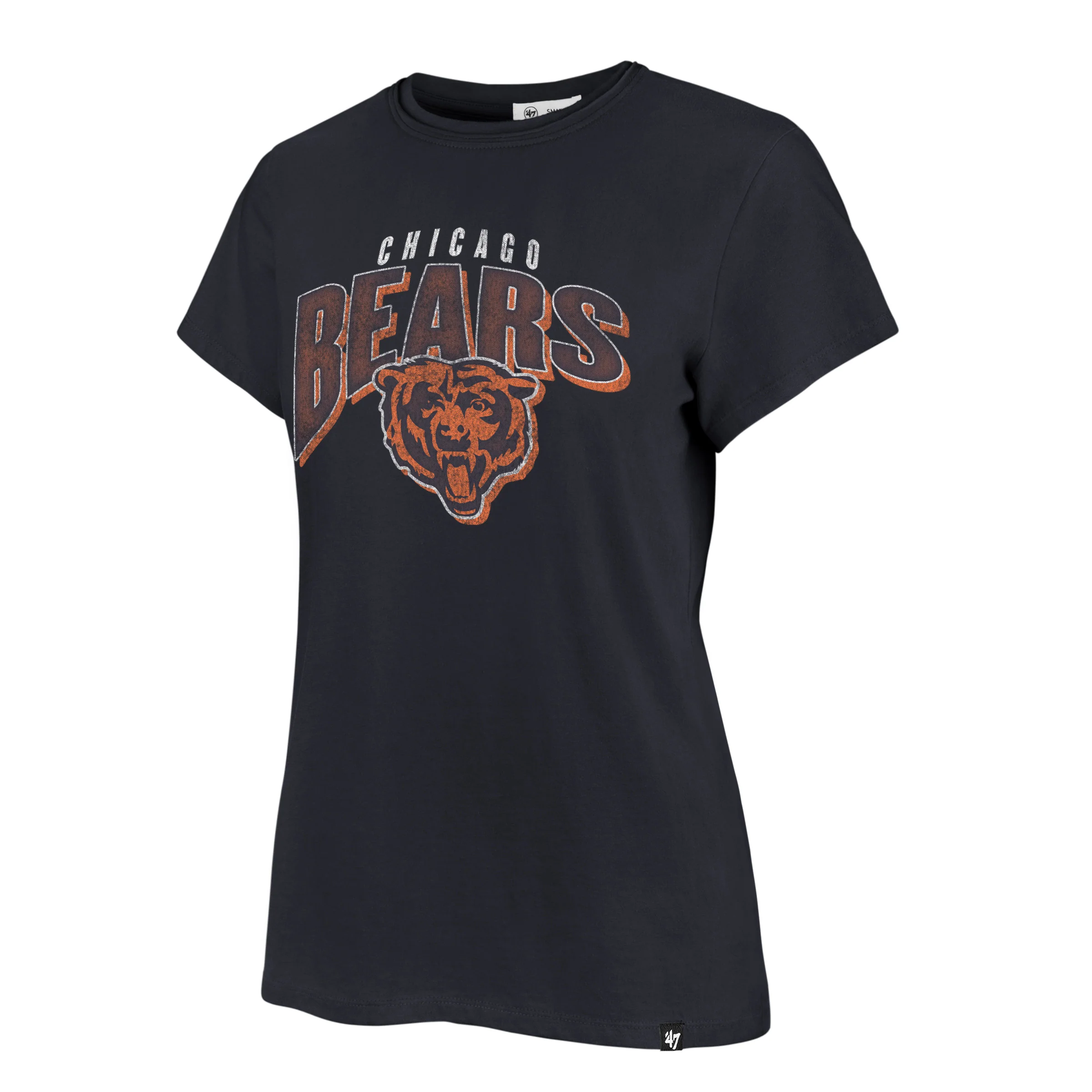NFL Chicago Bears Women's '47 Treasure Frankie T-Shirt - Blue