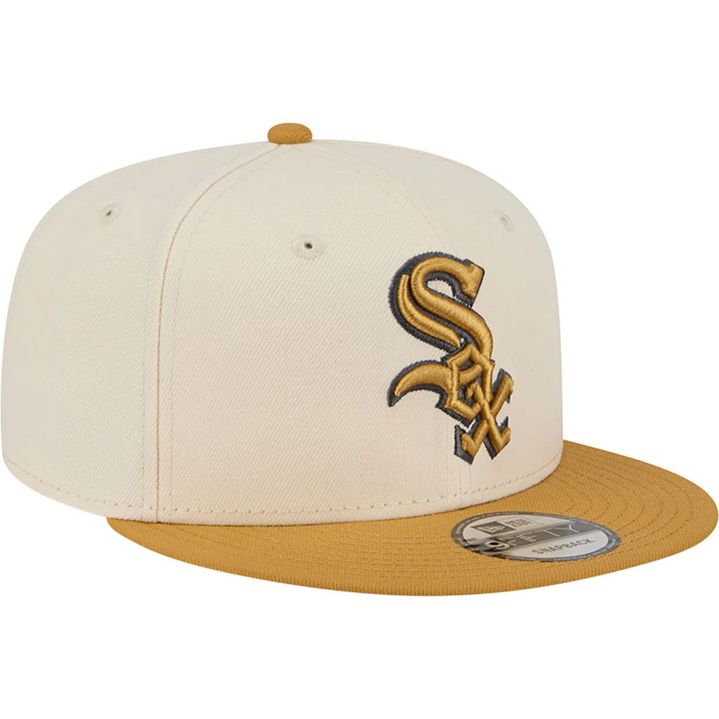 NFL Chicago White Sox New Era Two-Tone Dusted 9FIFTY Snapback Hat - Light cream - Image 2