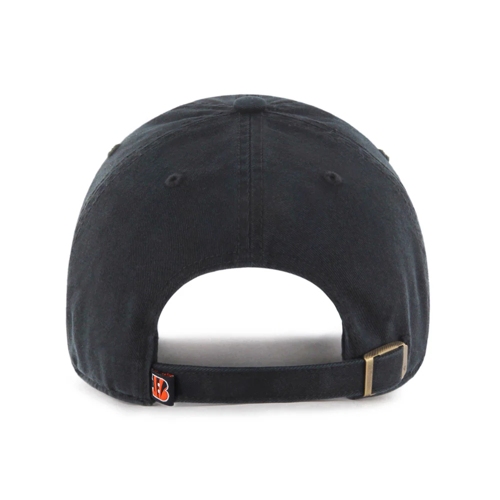 NFL Cincinnati Bengals '47 Clean Up Adjustable Hat Hat - Black - Image 2
