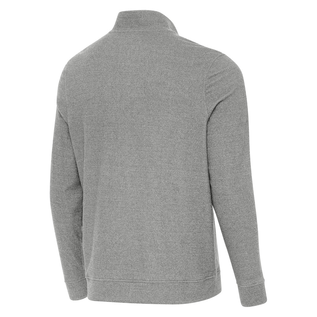 NFL Cincinnati Bengals Antigua Subtle 1/4 Zip Pullover Jacket - Heather gray - Image 2