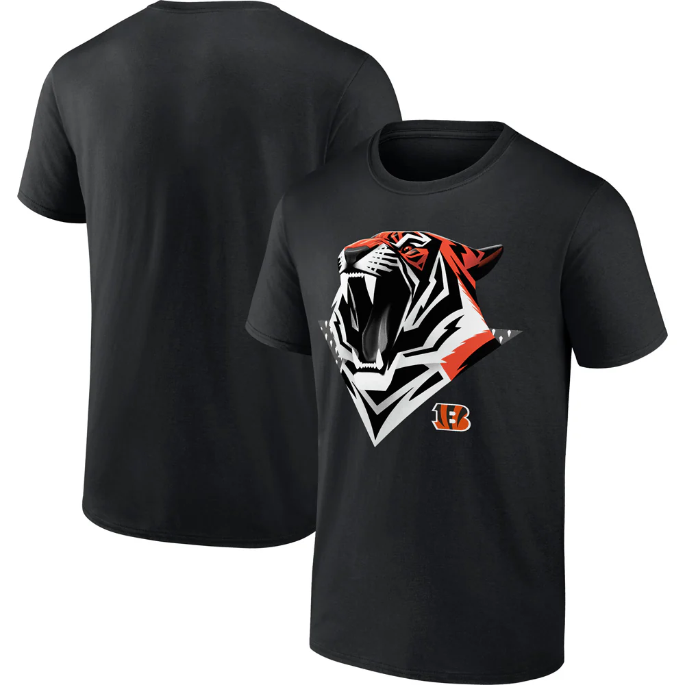 NFL Cincinnati Bengals Fanatics Illustration T-Shirt - Black