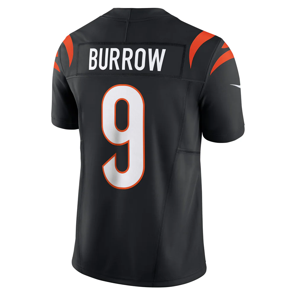 NFL Cincinnati Bengals Joe Burrow Nike Home Vapor F.U.S.E Limited Jersey - Black - Image 3