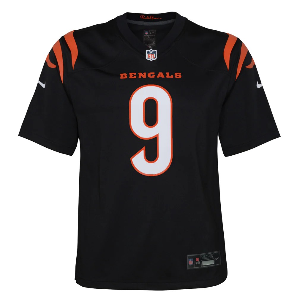 NFL Cincinnati Bengals Joe Burrow Youth Nike Home Game Jersey - Image 2