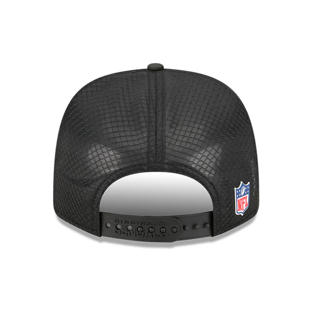 NFL Cincinnati Bengals New Era 2025 Sideline 9SEVENTY Stretch-Snapback Hat - Black - Image 4