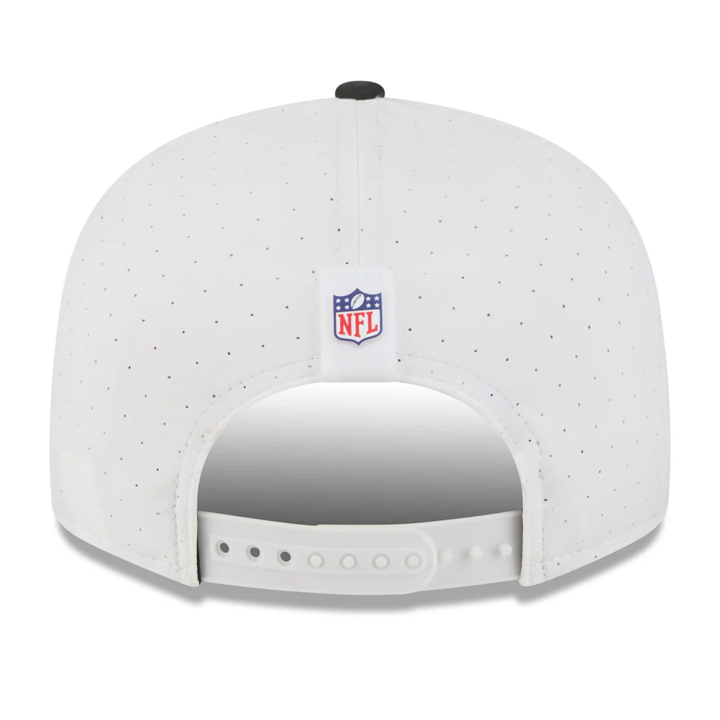 NFL Cincinnati Bengals New Era 2025 Training 9FIFTY Split Panel Snapback Hat - White - Image 4