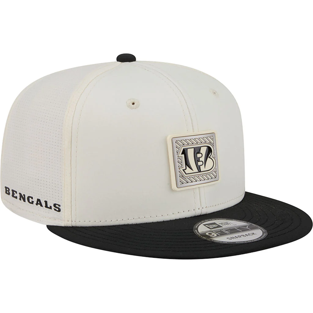 NFL Cincinnati Bengals New Era 2026 Training 9FIFTY Snapback Hat - Cream - Image 2