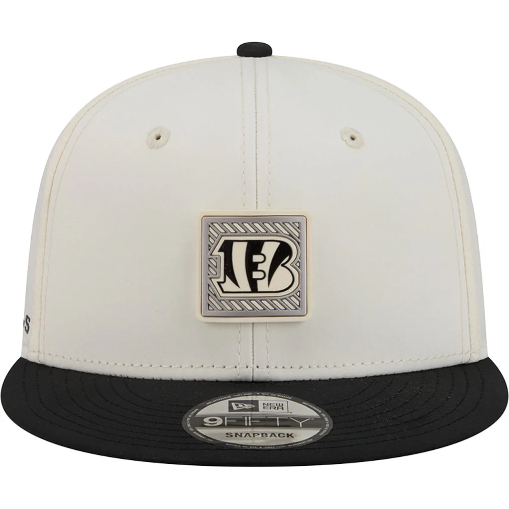 NFL Cincinnati Bengals New Era 2026 Training 9FIFTY Snapback Hat - Cream - Image 3