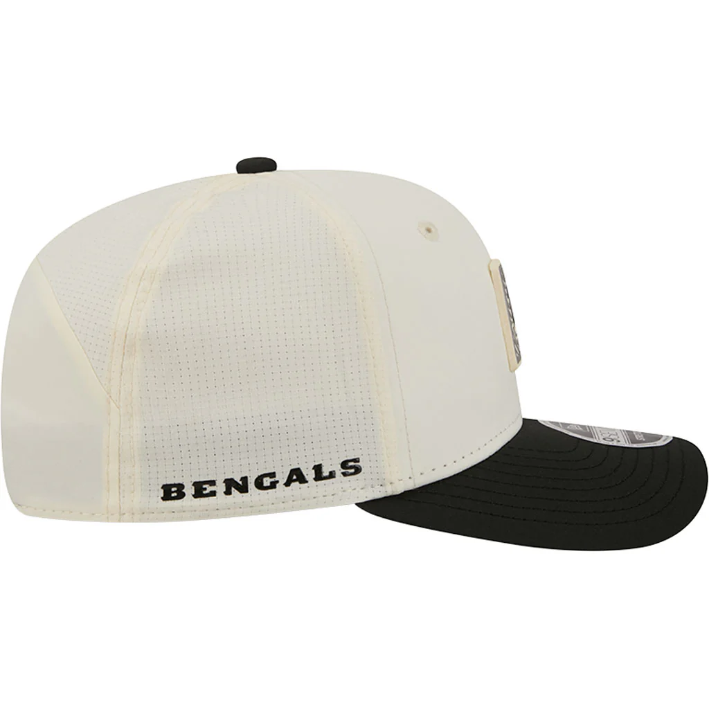 NFL Cincinnati Bengals New Era 2026 Training 9SEVENTY Stretch Snapback Hat - Cream - Image 5