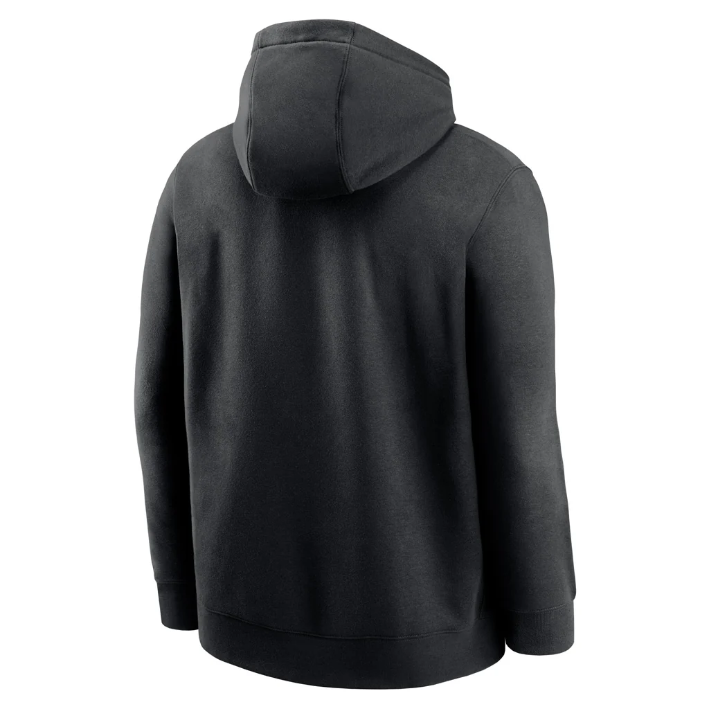 NFL Cincinnati Bengals Nike Club Logo Pullover Hoodie - Black - Image 3