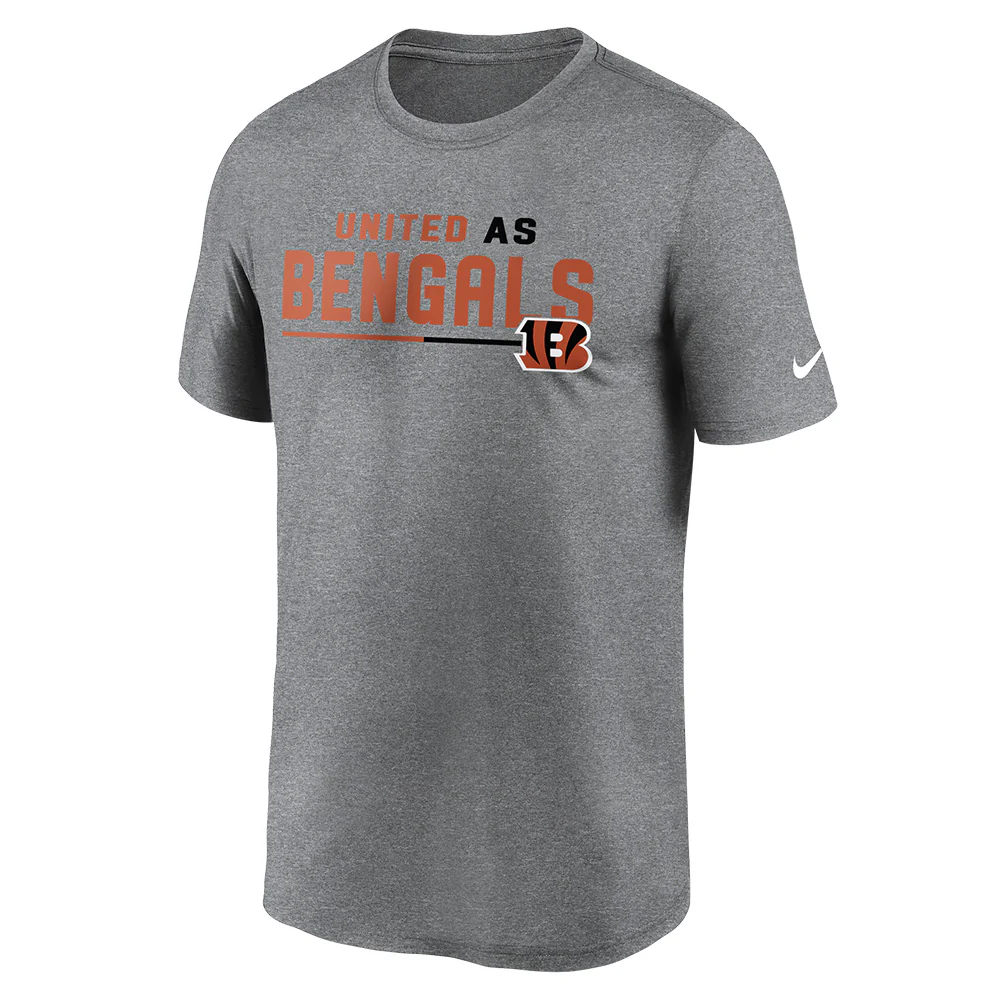 NFL Cincinnati Bengals Nike Team Shout Out T-Shirt - Gray
