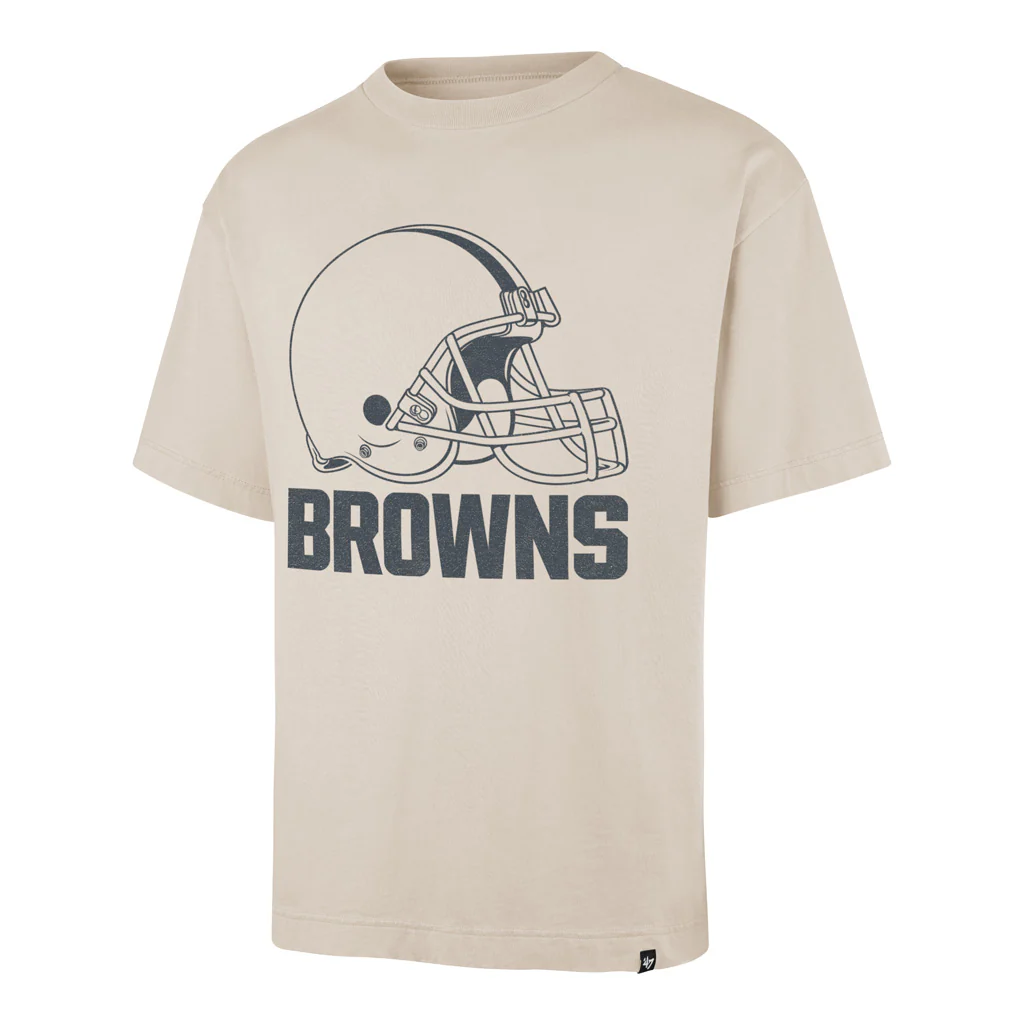 NFL Cleveland Browns '47 Bouldering Imprint T-Shirt - Tan - Image 2