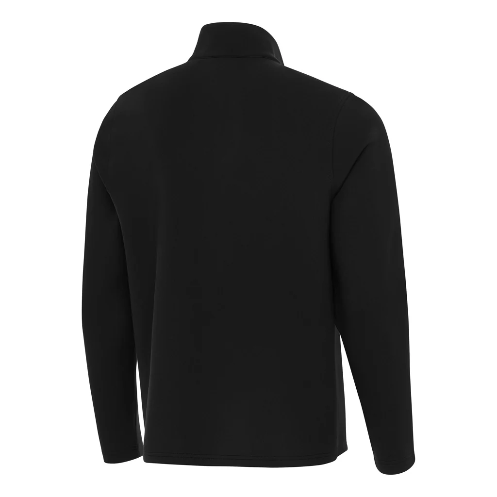 NFL Cleveland Browns Antigua Insider 1/4 Zip Pullover Jacket - Black - Image 2