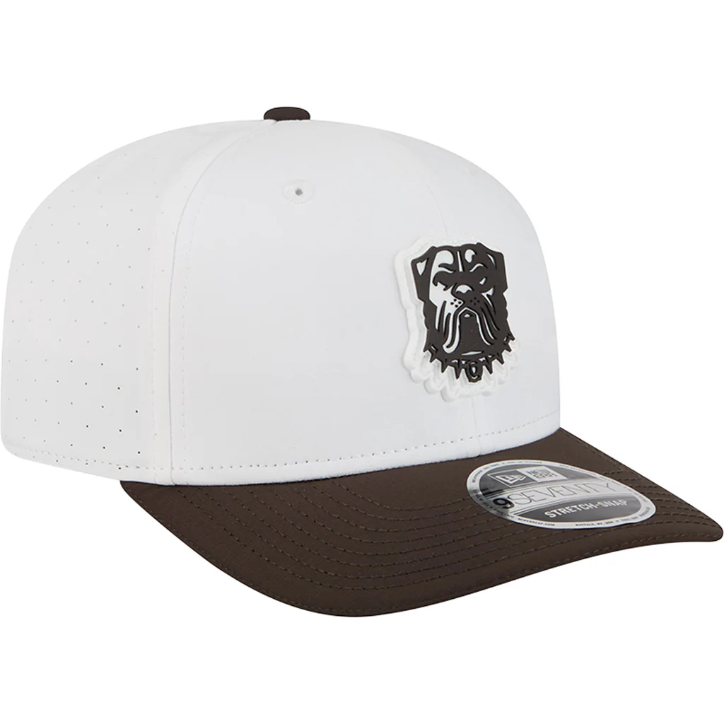 NFL Cleveland Browns New Era 2025 Training 9SEVENTY Stretch-Snapback Hat - White - Image 2