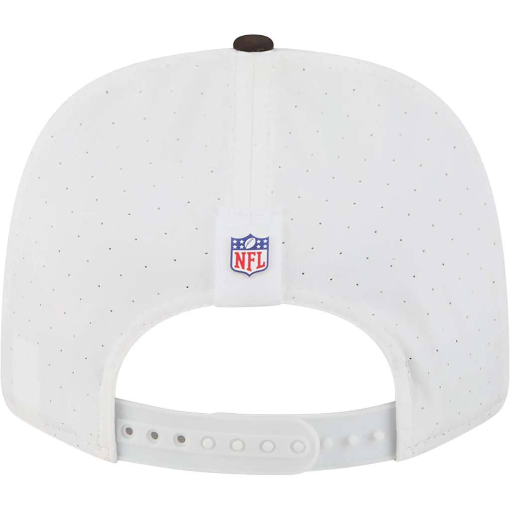 NFL Cleveland Browns New Era 2025 Training 9SEVENTY Stretch-Snapback Hat - White - Image 4